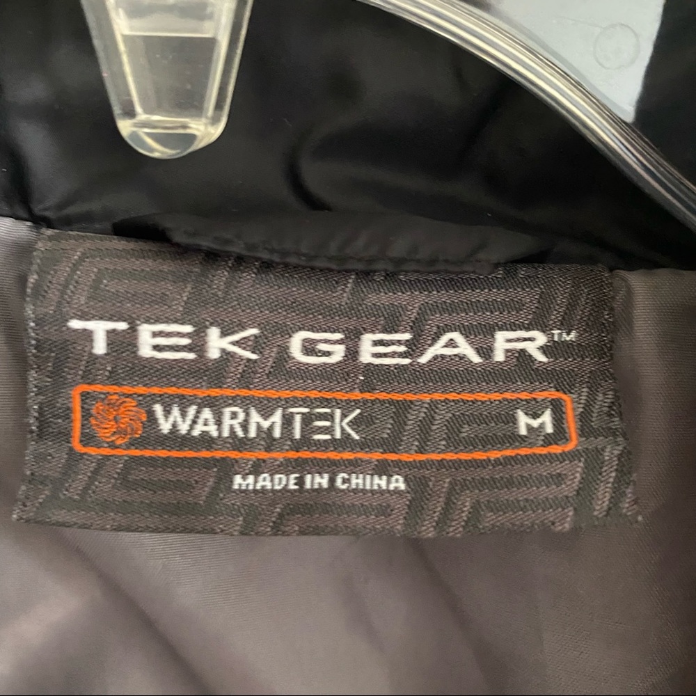 Tek Gear Warm Tek Black Puffer Coat M - image 3